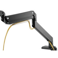 DIGITUS Universal Monitorarm, Klemmbefestigung, schwarz