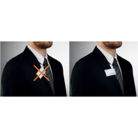DURABLE Namensschild Click Fold, 90 x 54 mm, verdrehsicher