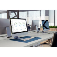 DURABLE Schreibunterlage mit Dekorrille, PP, dunkelblau