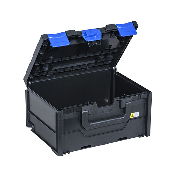 allit Aufbewahrungsbox EuroPlus MetaBox 145, schwarz blau