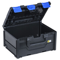 allit Aufbewahrungsbox EuroPlus MetaBox 145, schwarz blau