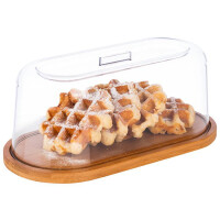 APS Bambus-Tablett mit Haube, oval, (B)280 x (T)140 mm