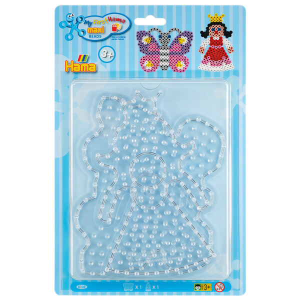 Hama Stiftplatten "Schmetterling, Prinzessin", im Blister