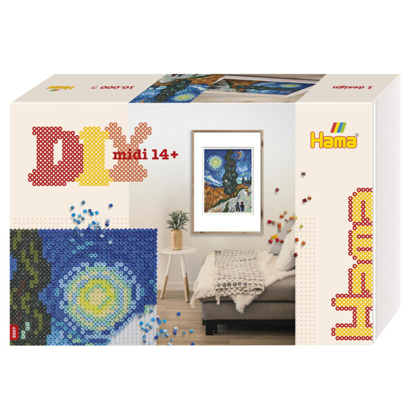 Hama Bügelperlen midi Art "Van Gogh", Geschenkpackung