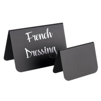 APS Tischaufsteller, 105 x 60 x 65 mm, schwarz, 10er Set