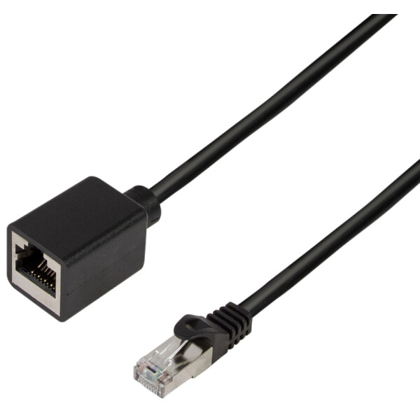 LogiLink Patchkabelverlängerung Premium, Kat.6A, 10 m, weiß