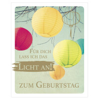SUSY CARD Geburtstagskarte Snapshot "Wimpelkette"
