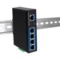 LogiLink Industrial Fast Ethernet Switch, 5-Port, Unmanaged