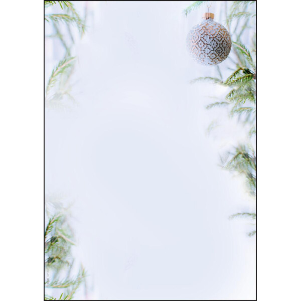 sigel Weihnachts-Motiv-Papier "Christmas with apples", A4