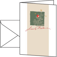 sigel Weihnachtskarte "Christmas with apples",...