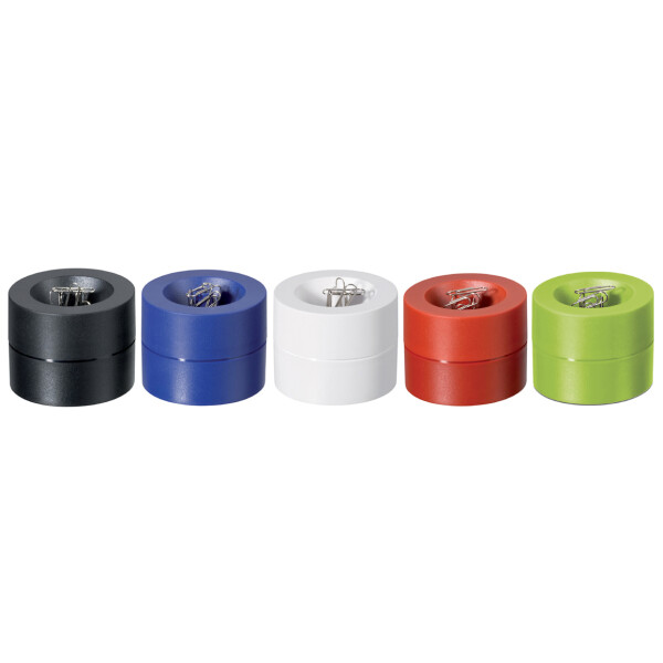 MAUL Klammernspender MAULpro, rund, Durchmesser: 73 mm, grau