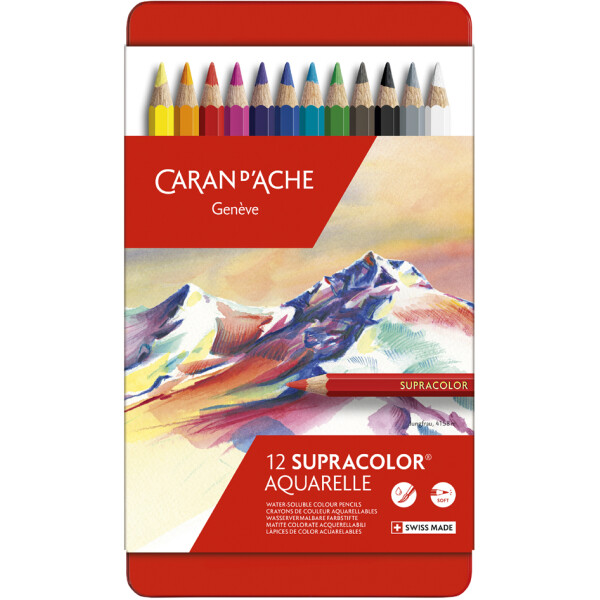 CARAN DACHE Buntstifte SUPRACOLOR, 30er Metalletui