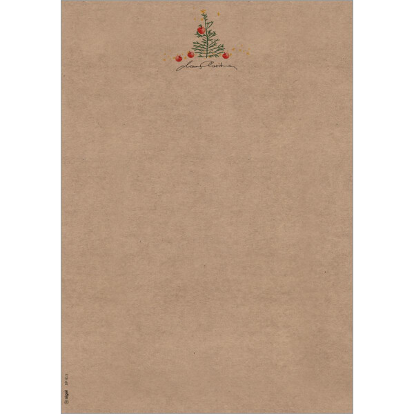 sigel Weihnachts-Motiv-Papier "Christmas with apples", A4