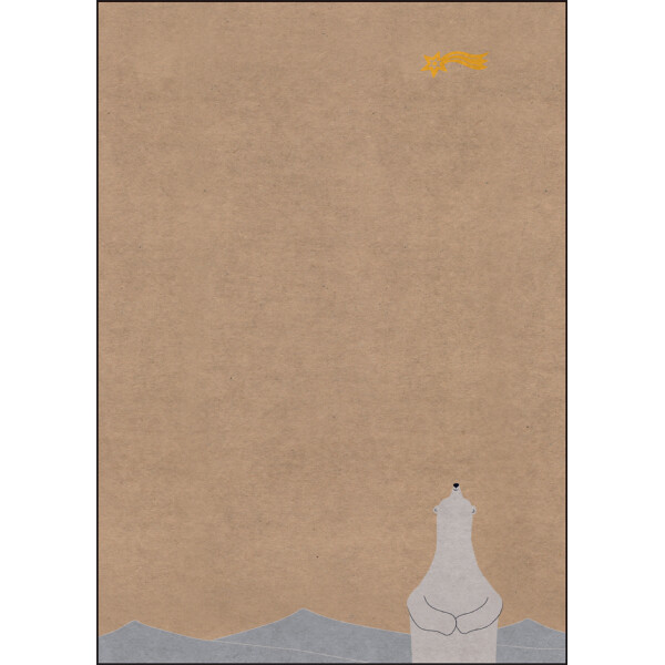 sigel Weihnachts-Motiv-Papier "Christmas with apples", A4