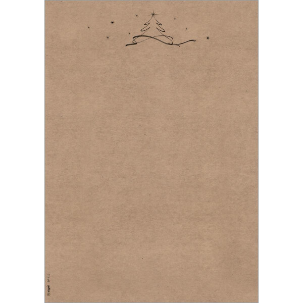 sigel Weihnachts-Motiv-Papier "Christmas tree", A4