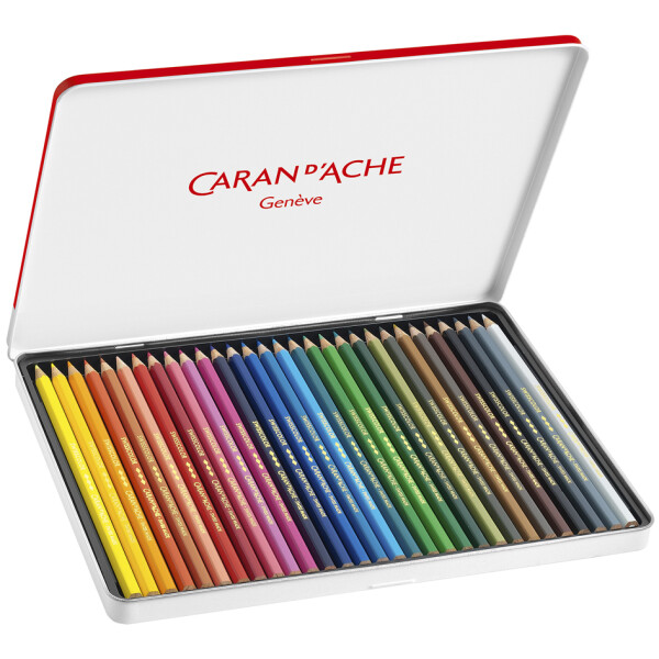 CARAN DACHE Buntstifte SWISSCOLOR, 30er Metalletui