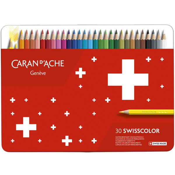 CARAN DACHE Buntstifte SWISSCOLOR, 18er Metalletui