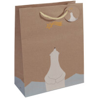 sigel Weihnachts-Geschenktüte "Polar bear...