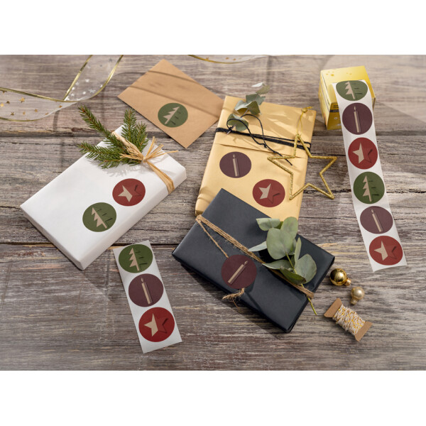 sigel Weihnachts-Sticker "Polar bear with shooting star"