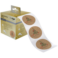 sigel Weihnachts-Sticker "Polar bear with shooting...