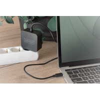 DIGITUS Notebook-Ladegerät USB-C, 65 Watt, schwarz