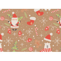 SUSY CARD Weihnachts-Geschenkpapier "Xmas...