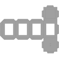 folia Laternen-Zuschnitt, 135 x 135 x 180 mm, pink