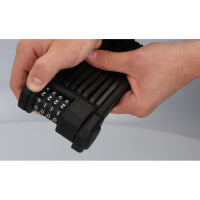 FISCHER Falt-Fahrradschloss PROTEC FN110, Länge:...