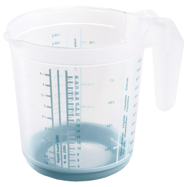 keeeper Messkanne "massimo", 1,5 L, wei&szlig; nordic-blue