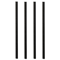 PAPSTAR Papier-Trinkhalm "pure", 250 mm, schwarz