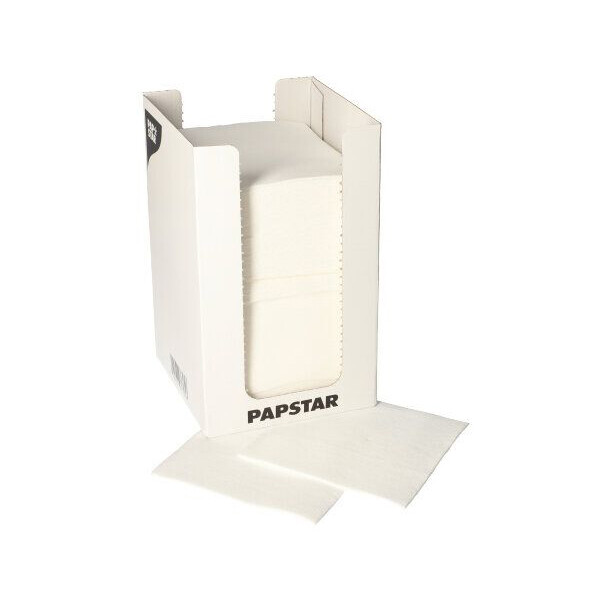 PAPSTAR Cocktail-Servietten "PUNTO", 200 x 200 mm, weiß