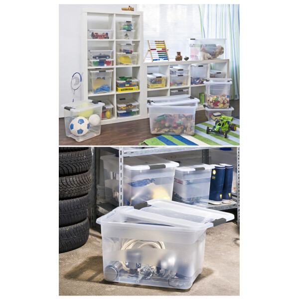 keeeper Aufbewahrungsbox "cornelia", 52 Liter, crystal-grey