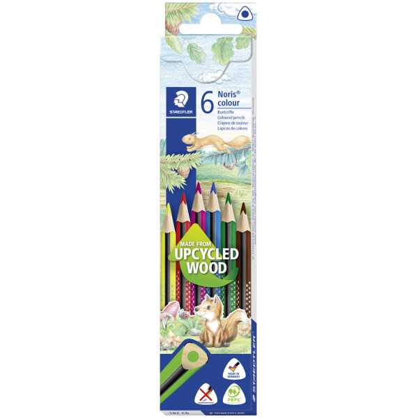 STAEDTLER Dreikant-Buntstift Noris colour, 6er Kartonetui