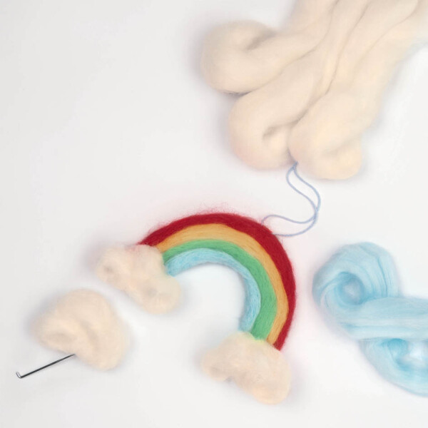 folia Filzwolle "RAINBOW", 350 g, farbig sortiert