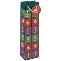 sigel Weihnachts-Flaschentüte "Christmas tree...