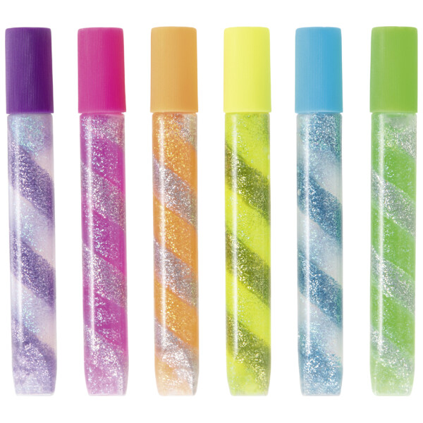 folia Glitzerkleber "Glitterglue SPIRAL NEON", sortiert