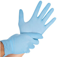 HYGOSTAR Untersuchungs-Handschuh SAFE VIRUS, L, blau