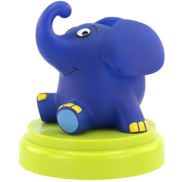 ANSMANN Mobiles Nachtlicht "Elefant", blau gr&uuml;n