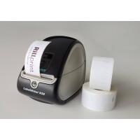 rillprint Rollenetiketten, 54 x 25 mm, weiß, permanent