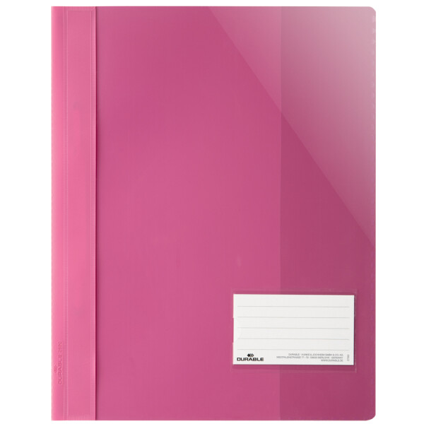 DURABLE Schnellhefter Überbreit, A4+, PVC, rot