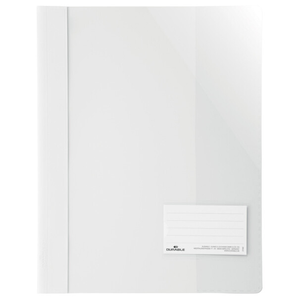 DURABLE Schnellhefter Überbreit, A4+, PVC, blau