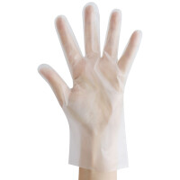 HYGOSTAR TPE-Handschuh ALLFOOD THERMOSOFT, L, transparent
