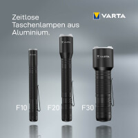 VARTA Taschenlampe Aluminium Light F20 Pro, schwarz