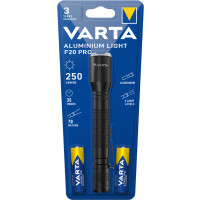 VARTA Taschenlampe Aluminium Light F20 Pro, schwarz