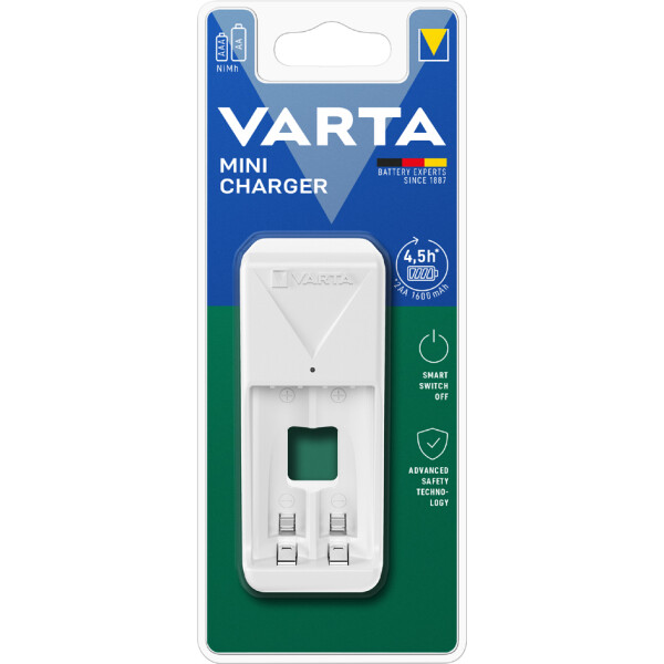 VARTA Ladegerät Mini Charger, weiß