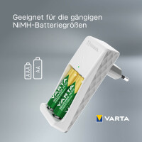 VARTA Ladegerät Mini Charger, weiß