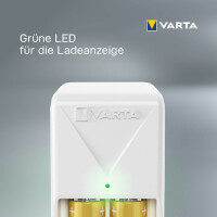 VARTA Ladegerät Mini Charger, weiß