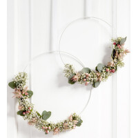 folia Deko-Ringe Metall, 250 mm und 300 mm, gold