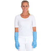 HYGOSTAR Nitril-Handschuh Extra Safe Superlong, M, blau