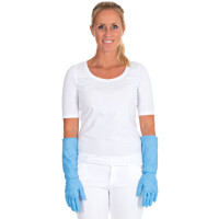 HYGOSTAR Nitril-Handschuh EXTRA SAFE SUPERLONG, L, blau